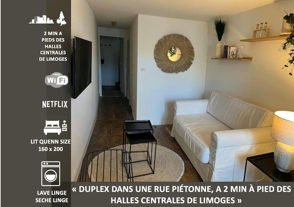 Superbe Duplex Hypercentre Dans Une Rue Pietonne Limoges Exterior photo